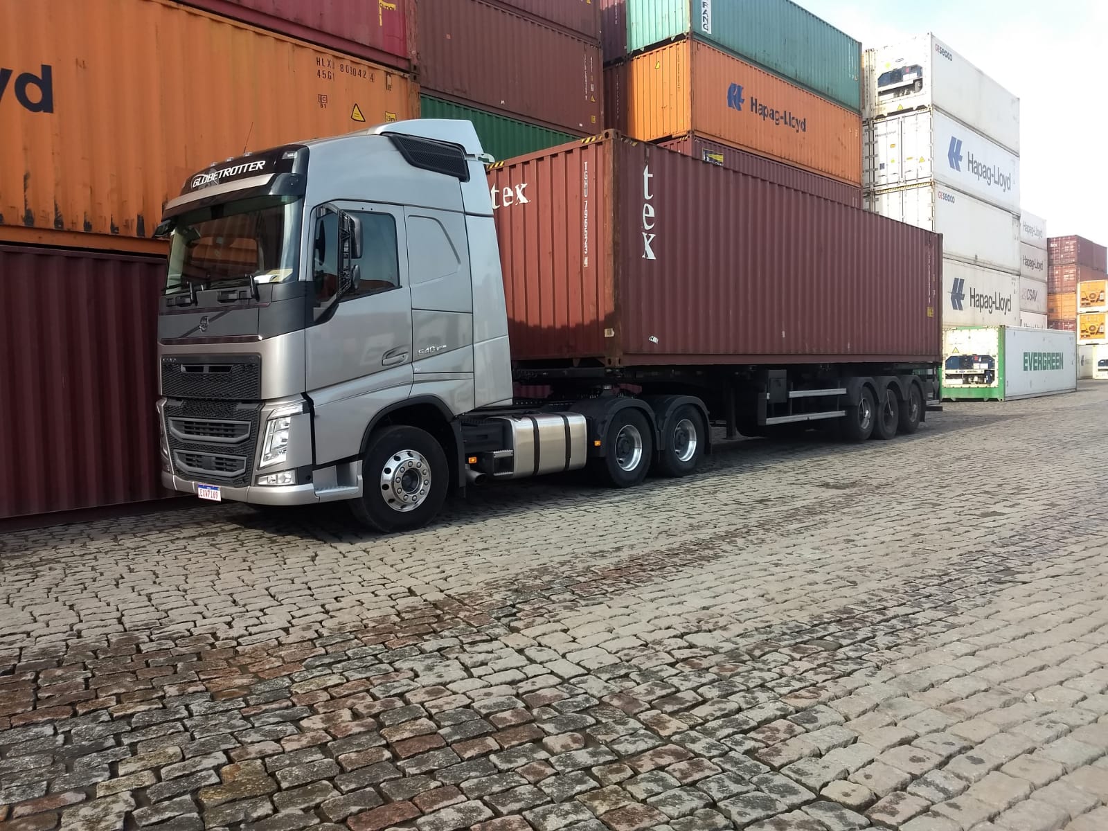 Transporte de containers